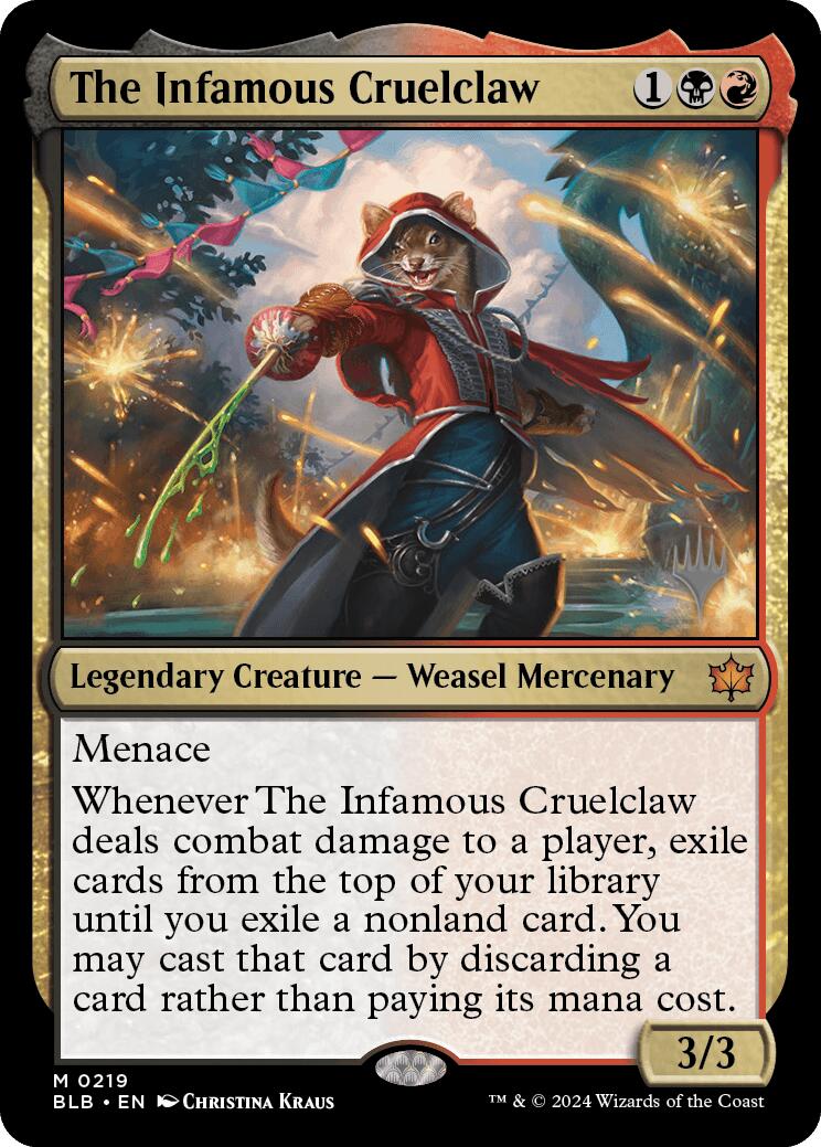 The Infamous Cruelclaw (Promo Pack) [Bloomburrow Promos] | Webway Games