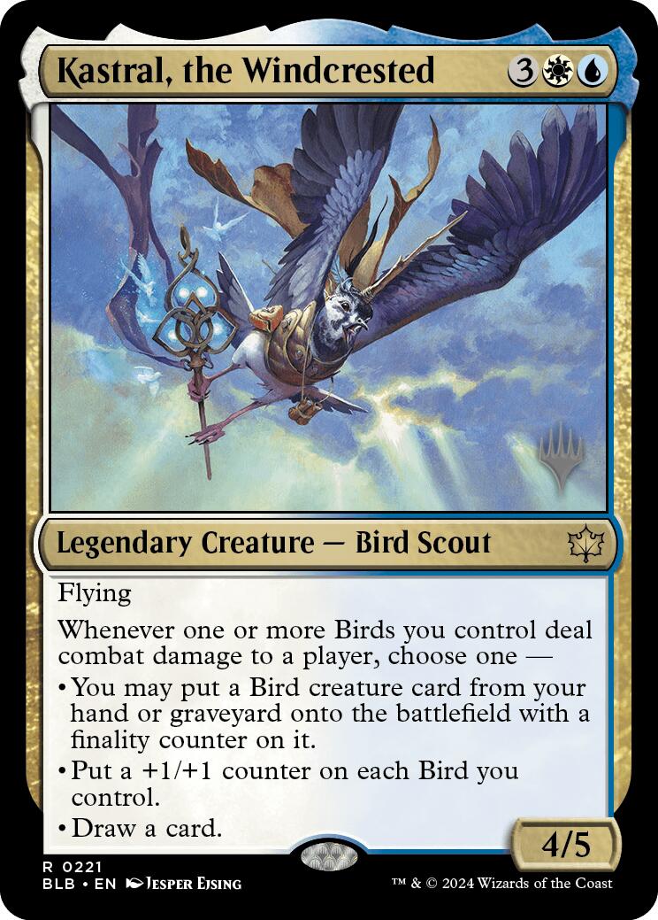 Kastral, the Windcrested (Promo Pack) [Bloomburrow Promos] | Webway Games