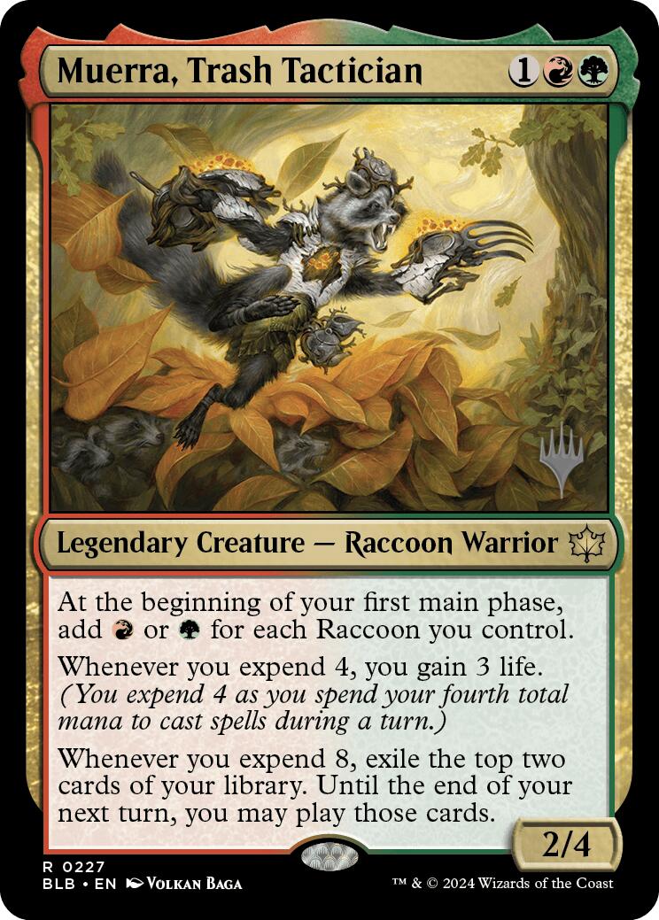 Muerra, Trash Tactician (Promo Pack) [Bloomburrow Promos] | Webway Games