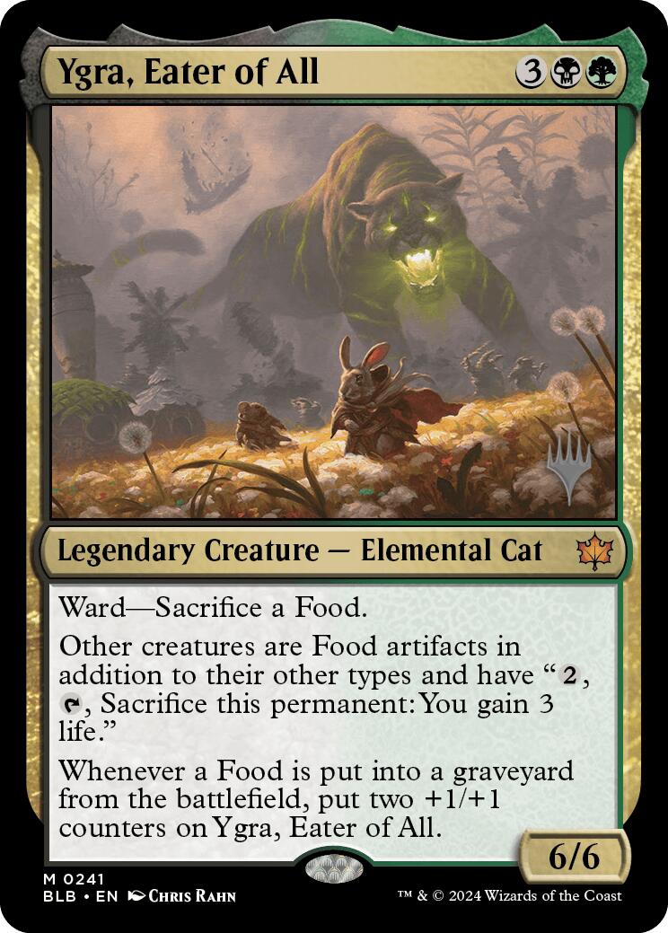 Ygra, Eater of All (Promo Pack) [Bloomburrow Promos] | Webway Games