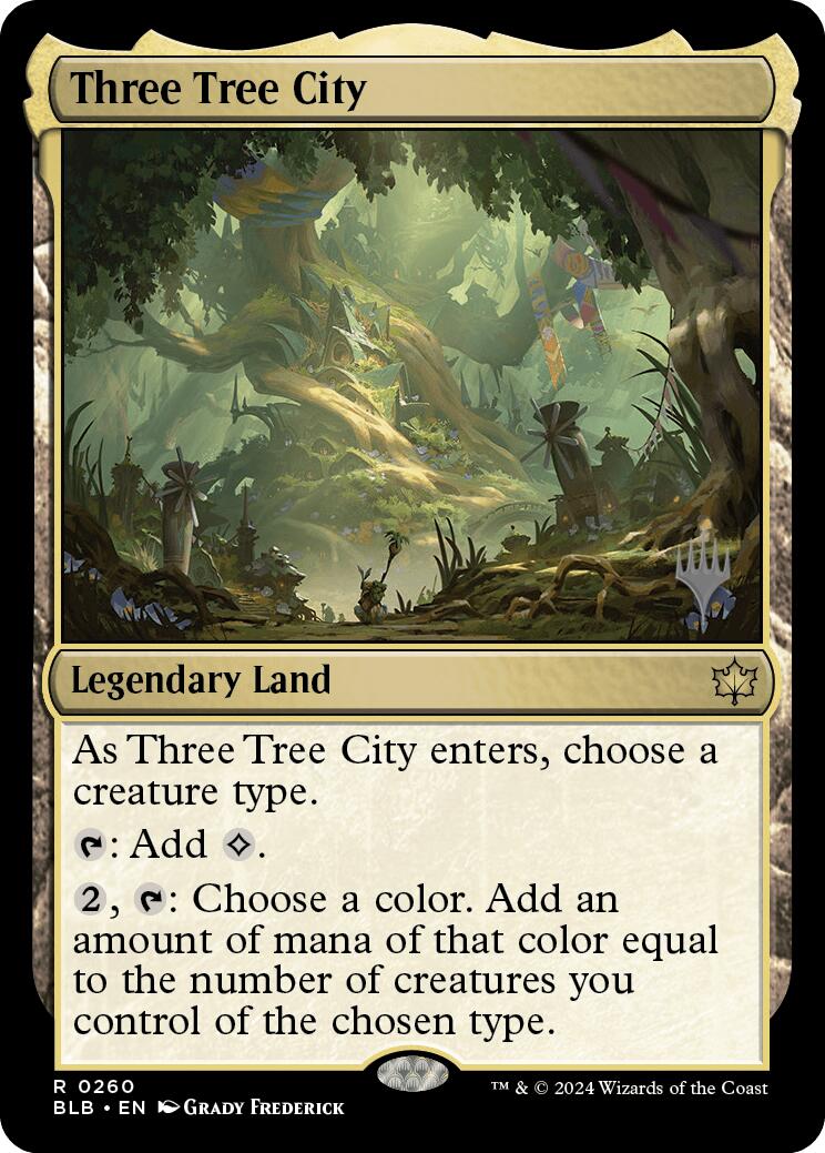 Three Tree City (Promo Pack) [Bloomburrow Promos] | Webway Games