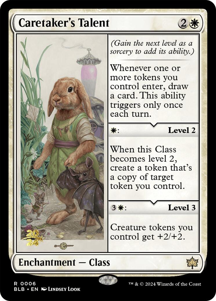 Caretaker's Talent [Bloomburrow Prerelease Promos] | Webway Games