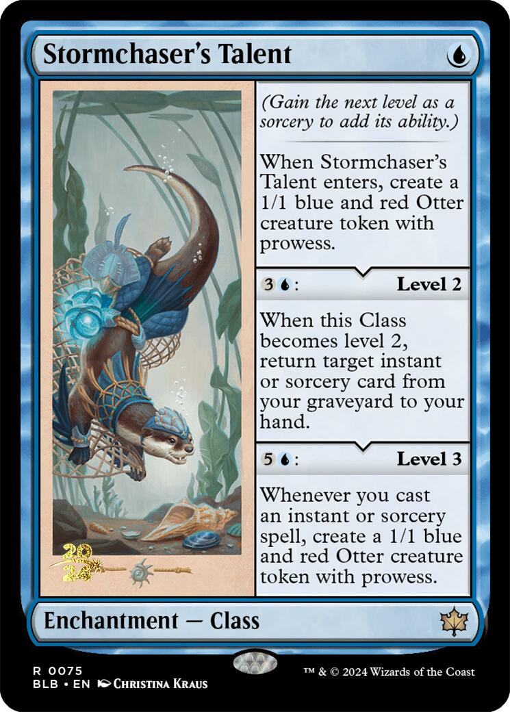 Stormchaser's Talent [Bloomburrow Prerelease Promos] | Webway Games