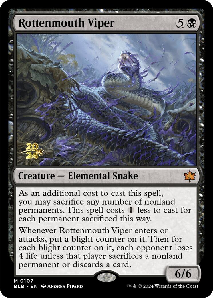 Rottenmouth Viper [Bloomburrow Prerelease Promos] | Webway Games