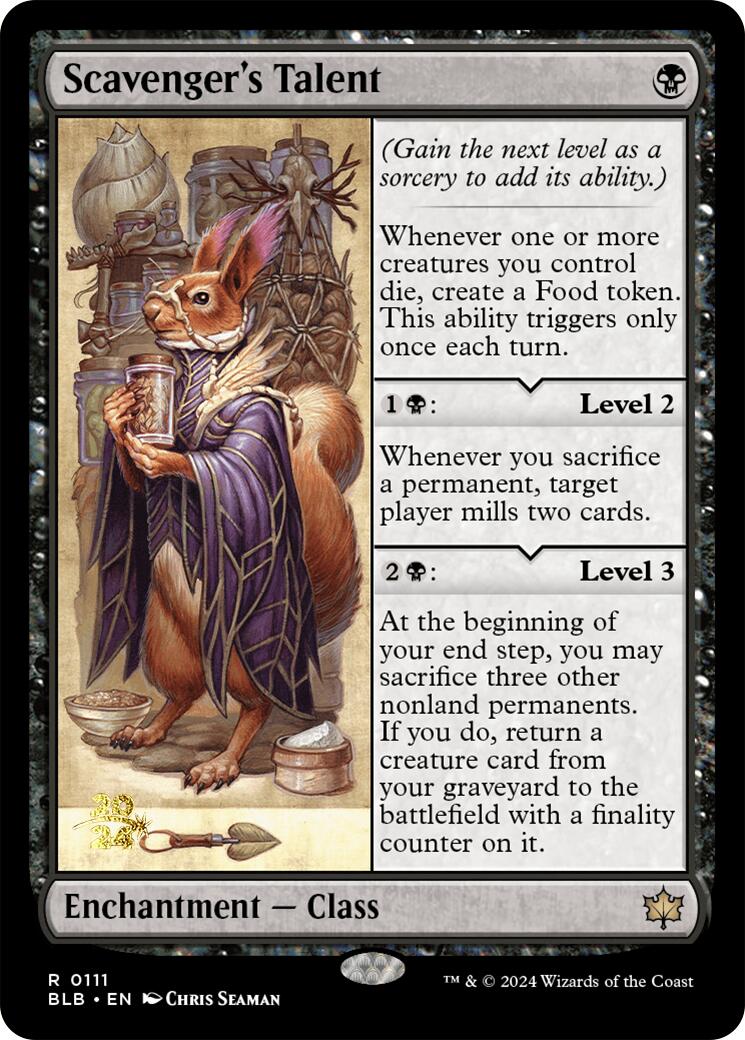 Scavenger's Talent [Bloomburrow Prerelease Promos] | Webway Games