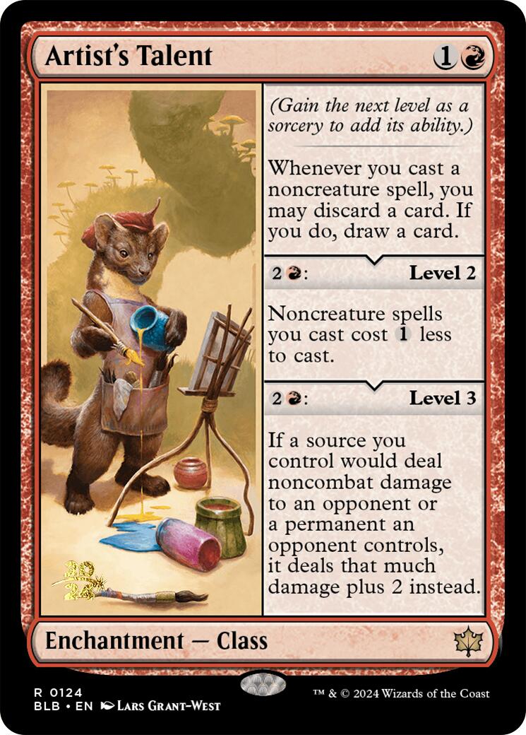 Artist's Talent [Bloomburrow Prerelease Promos] | Webway Games