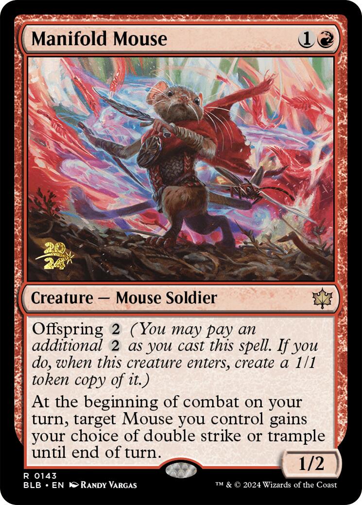 Manifold Mouse [Bloomburrow Prerelease Promos] | Webway Games