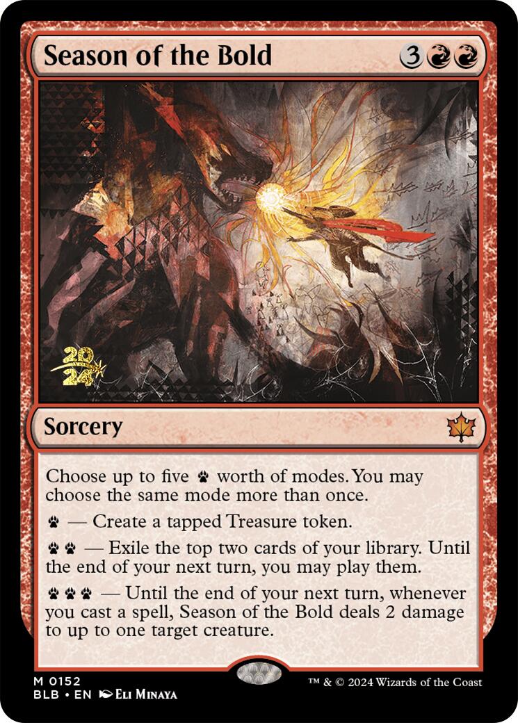 Season of the Bold [Bloomburrow Prerelease Promos] | Webway Games