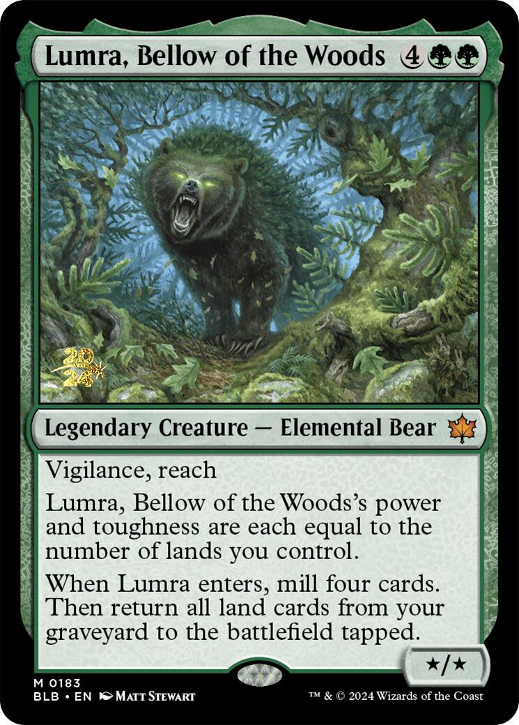 Lumra, Bellow of the Woods [Bloomburrow Prerelease Promos] | Webway Games
