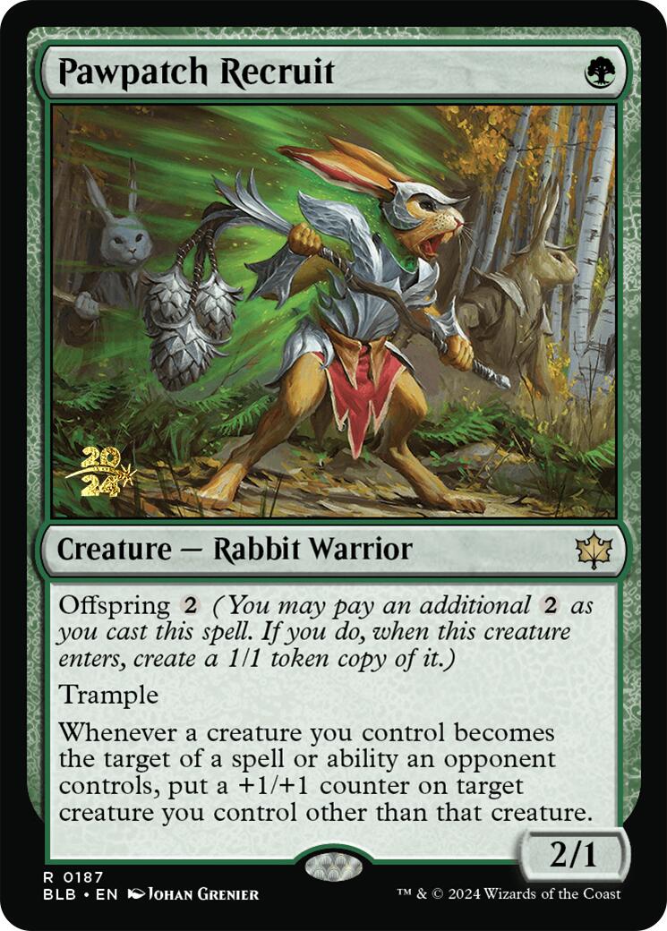 Pawpatch Recruit [Bloomburrow Prerelease Promos] | Webway Games