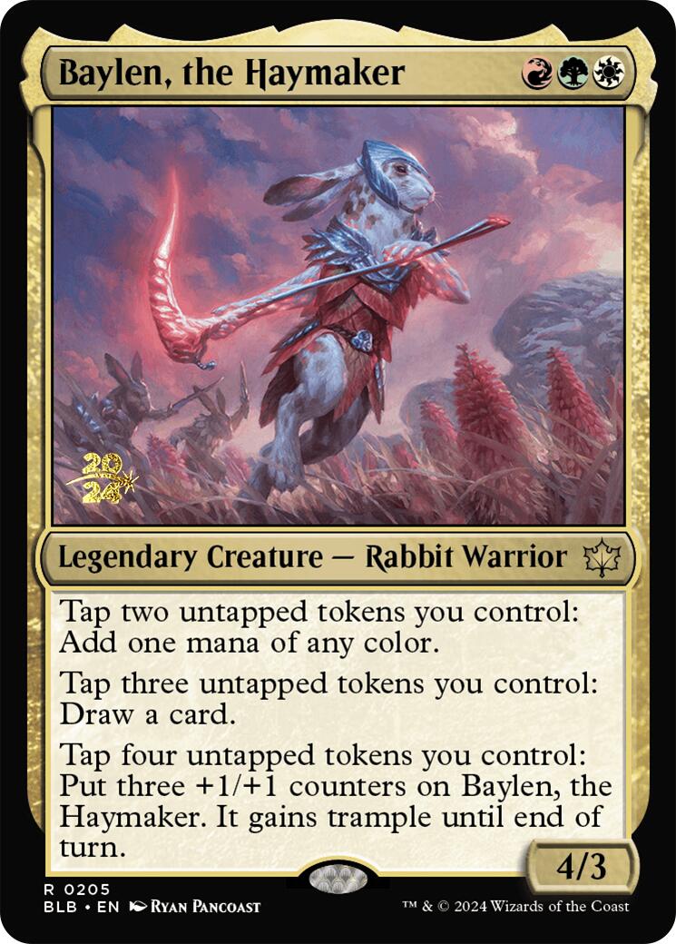 Baylen, the Haymaker [Bloomburrow Prerelease Promos] | Webway Games