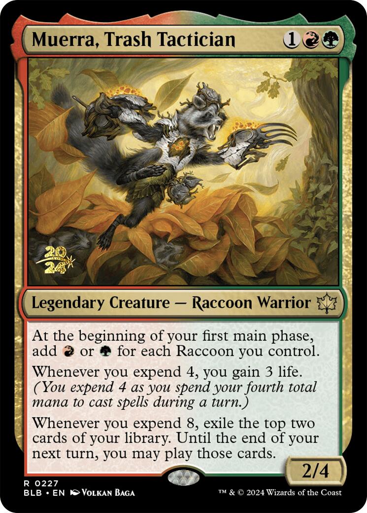 Muerra, Trash Tactician [Bloomburrow Prerelease Promos] | Webway Games