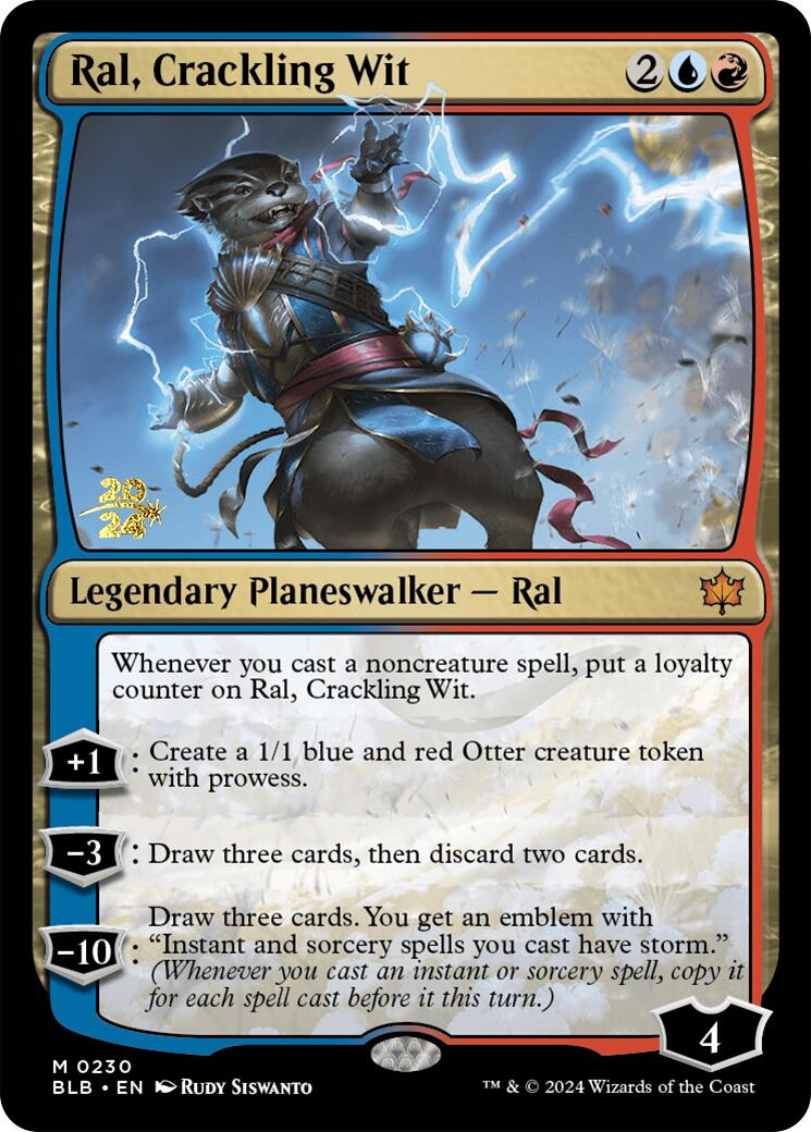 Ral, Crackling Wit [Bloomburrow Prerelease Promos] | Webway Games
