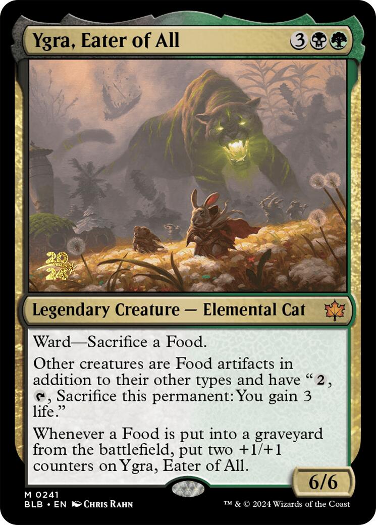 Ygra, Eater of All [Bloomburrow Prerelease Promos] | Webway Games