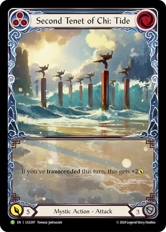 Second Tenet of Chi: Tide [LGS297] (Promo)  Rainbow Foil | Webway Games