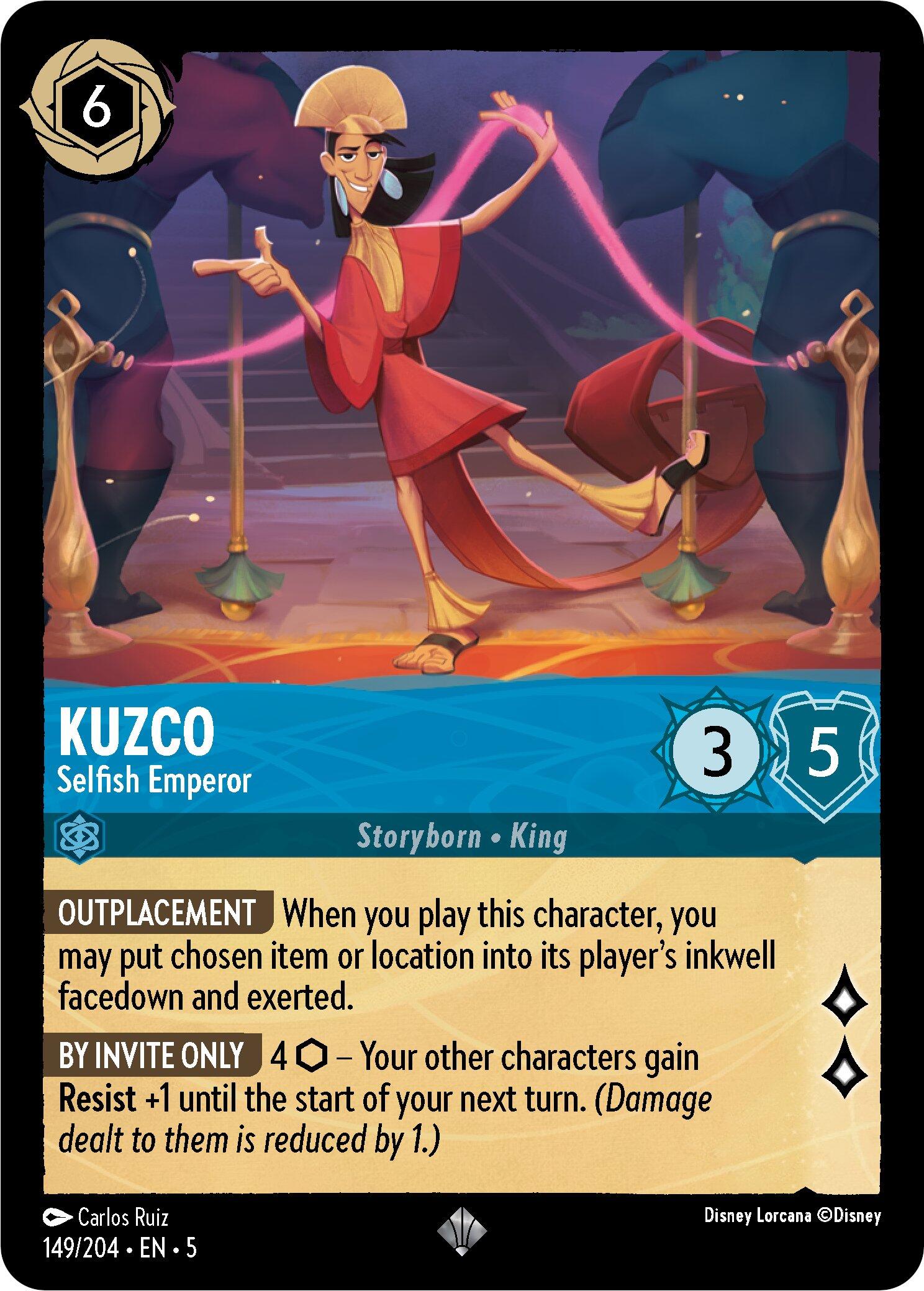 Kuzco - Selfish Emperor (149/204) [Shimmering Skies] | Webway Games