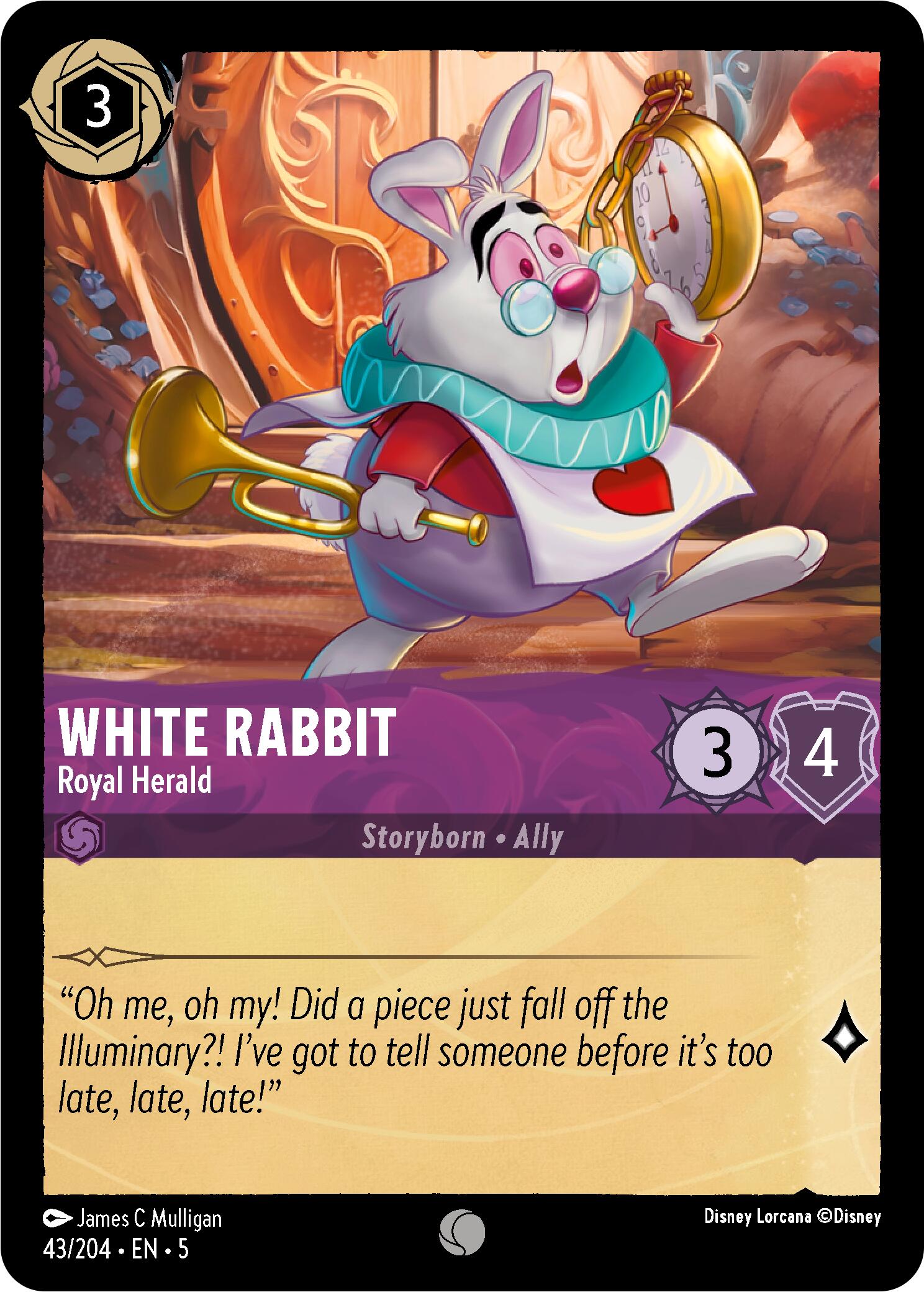 White Rabbit - Royal Herald (43/204) [Shimmering Skies] | Webway Games