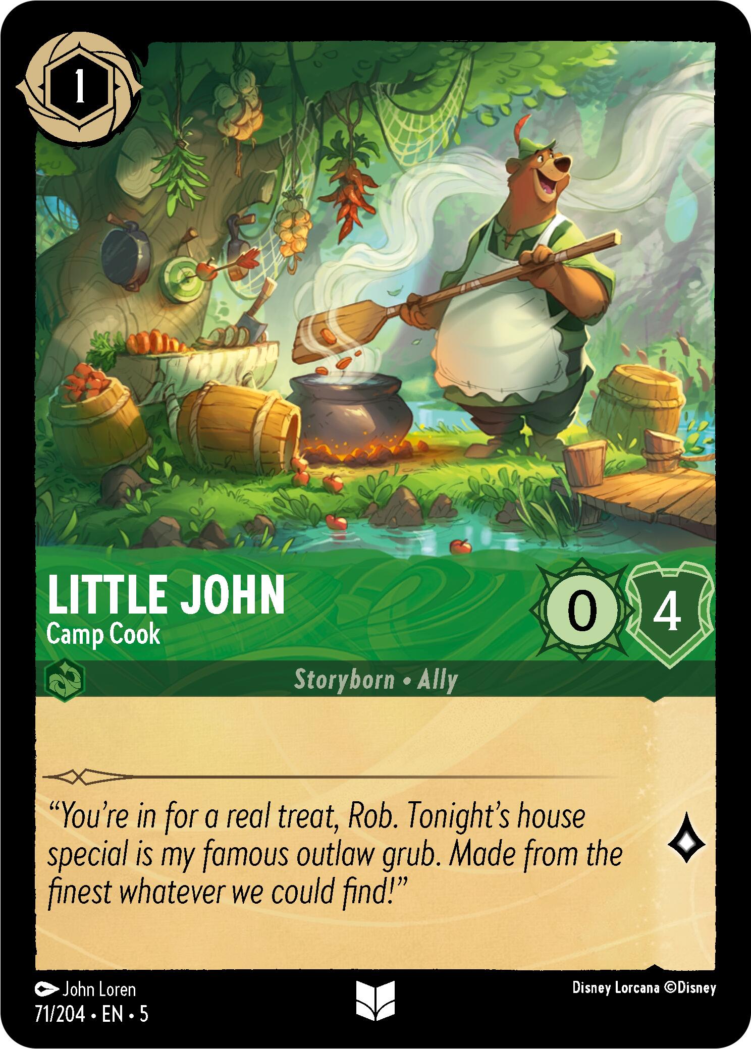 Little John - Camp Cook (71/204) [Shimmering Skies] | Webway Games