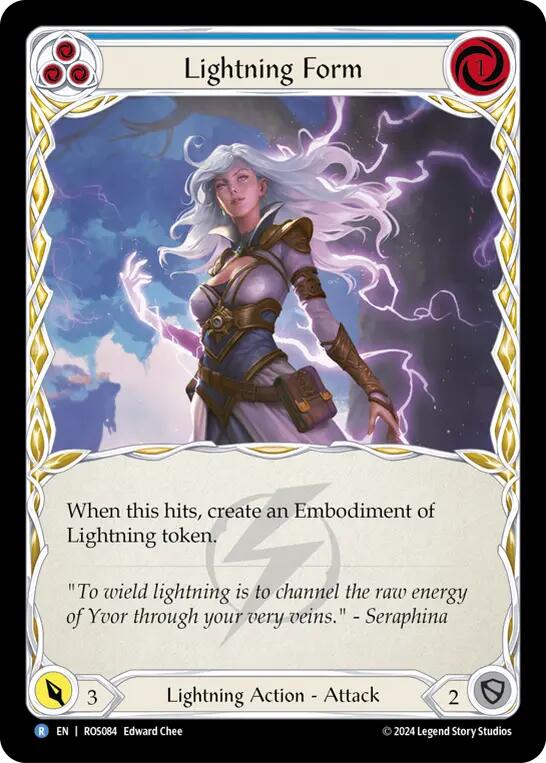 Lightning Form (Blue) [ROS084] (Rosetta) | Webway Games