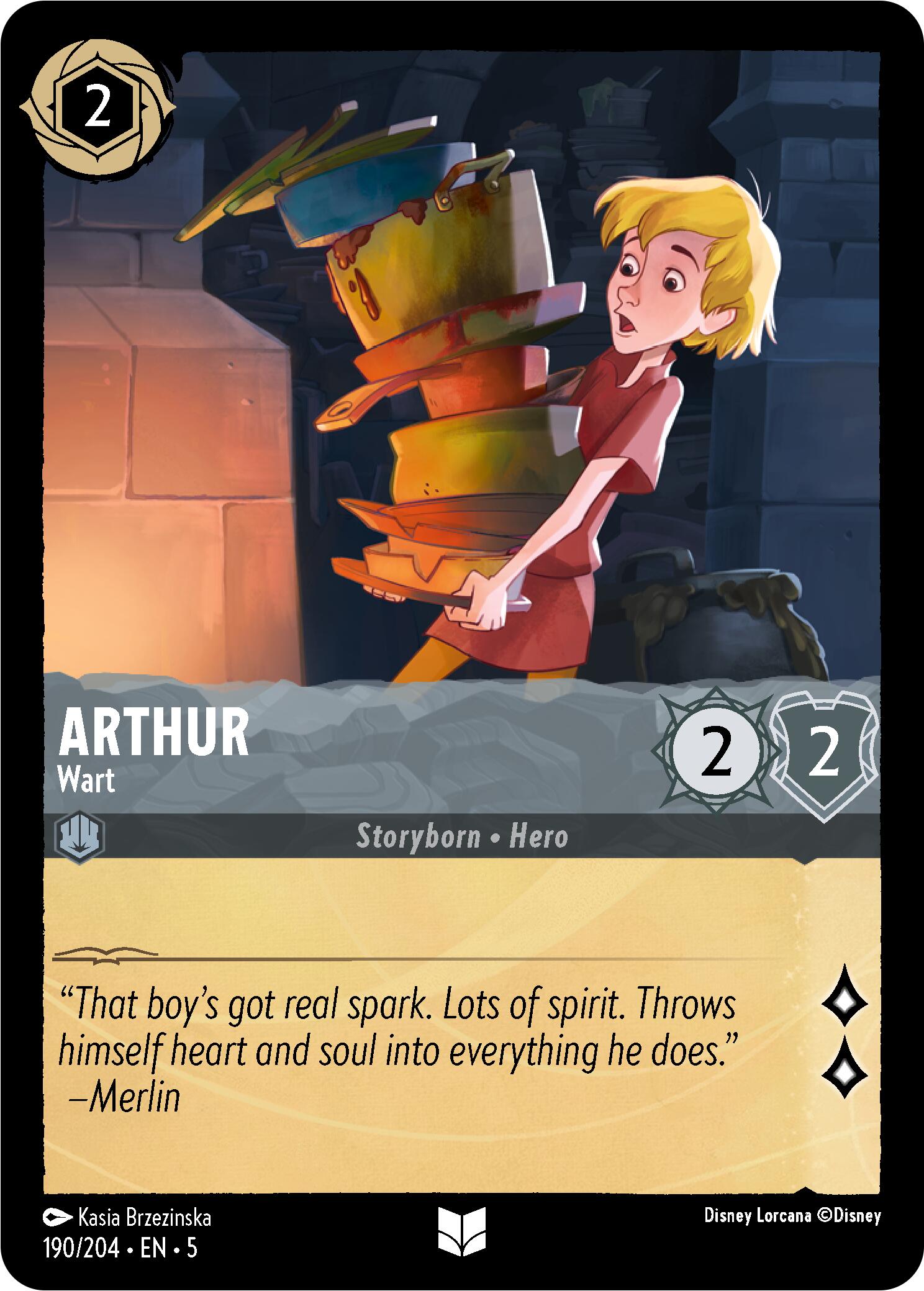 Arthur - Wart (190/204) [Shimmering Skies] | Webway Games
