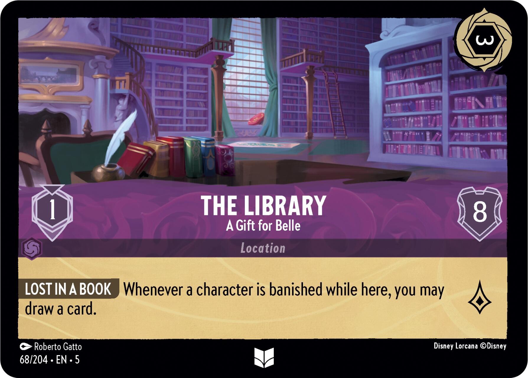 The Library - A Gift for Belle (68/204) [Shimmering Skies] | Webway Games