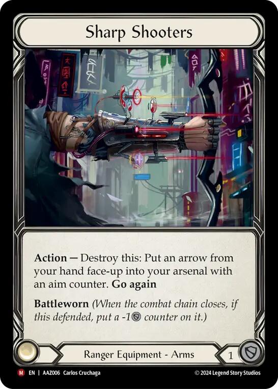 Sharp Shooters [AAZ006] (Armory Deck: Azalea)  Rainbow Foil | Webway Games