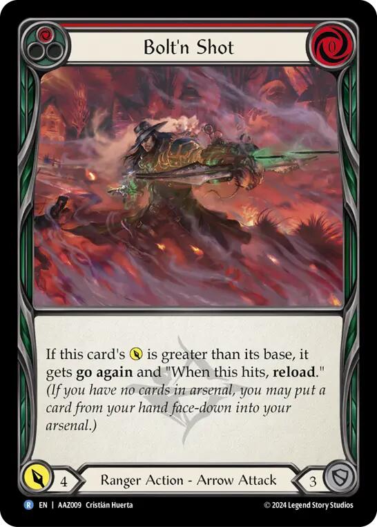 Bolt'n' Shot (Red) [AAZ009] (Armory Deck: Azalea) | Webway Games