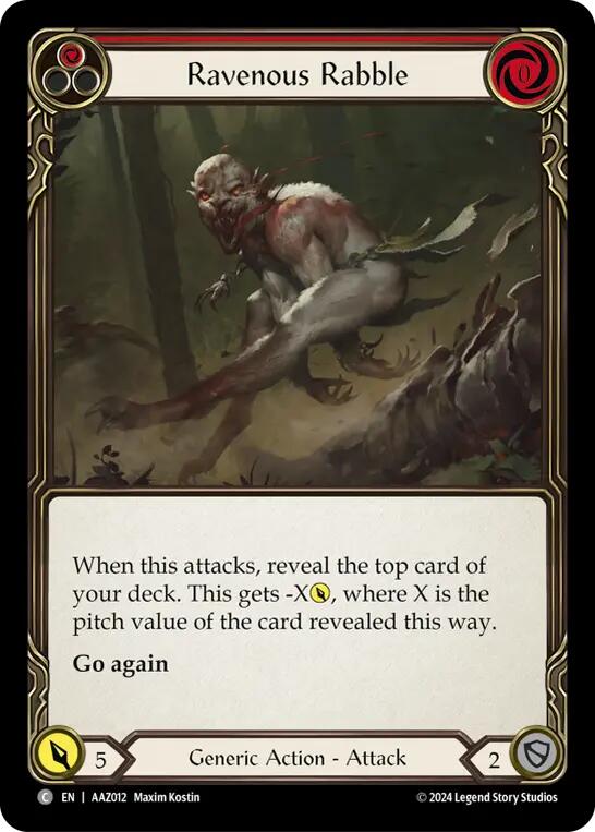 Ravenous Rabble (Red) [AAZ012] (Armory Deck: Azalea) | Webway Games