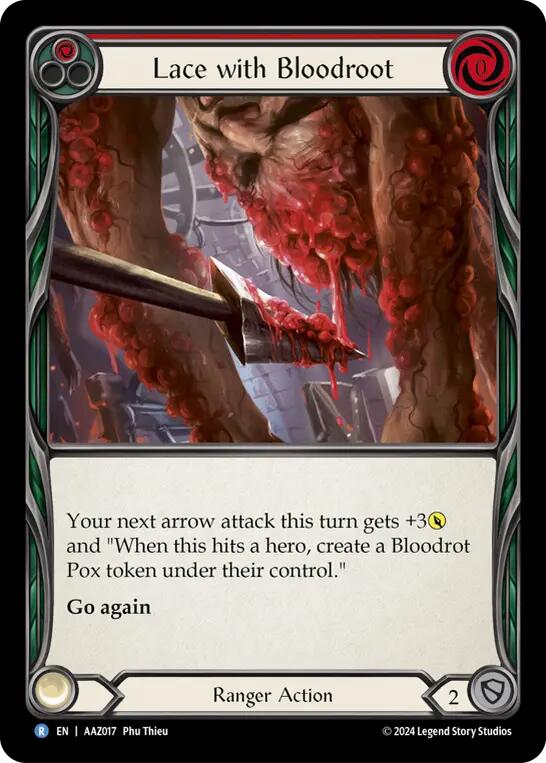 Lace with Bloodrot [AAZ017] (Armory Deck: Azalea) | Webway Games