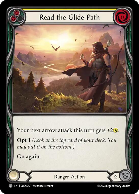 Read the Glide Path (Yellow) [AAZ025] (Armory Deck: Azalea) | Webway Games