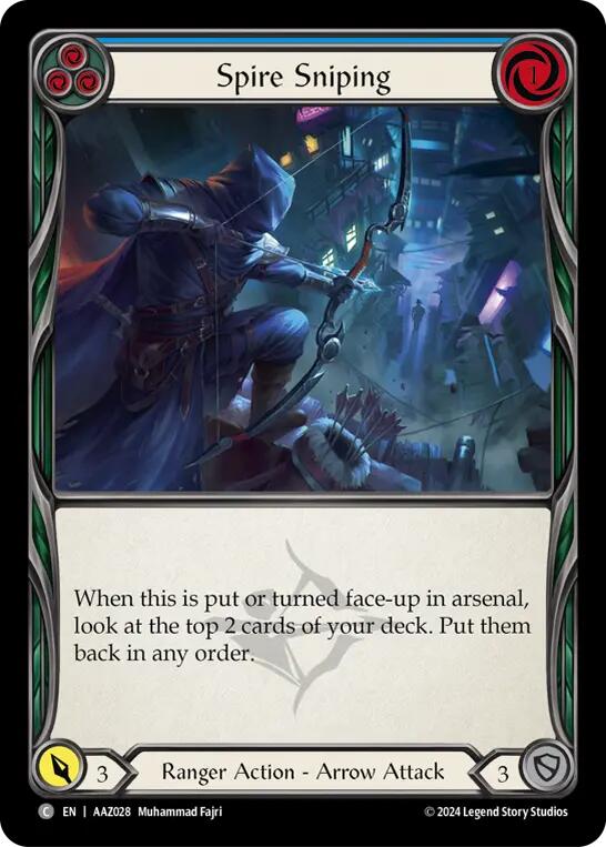 Spire Sniping (Blue) [AAZ028] (Armory Deck: Azalea) | Webway Games