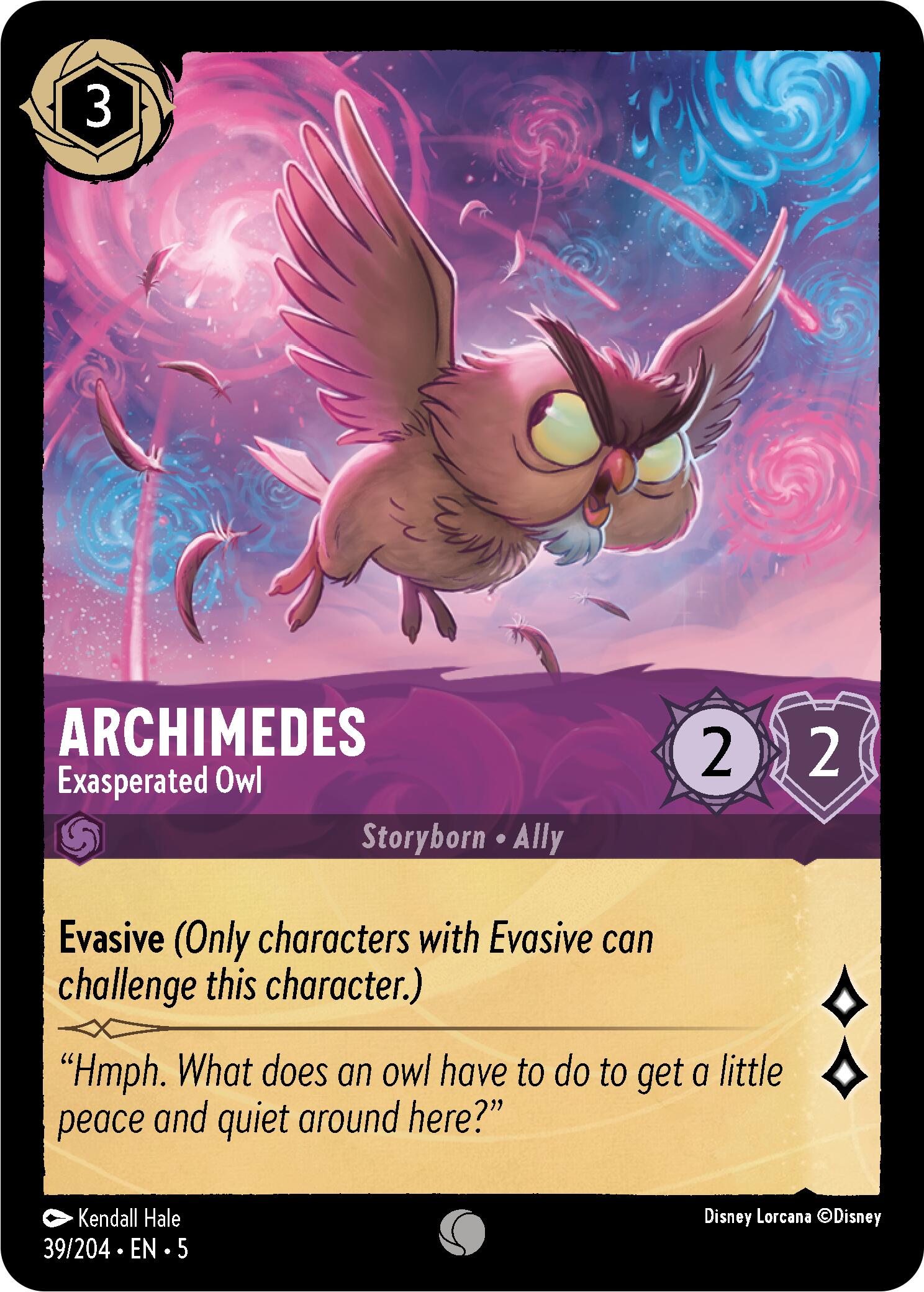 Archimedes - Exasperated Owl (39/204) [Shimmering Skies] | Webway Games