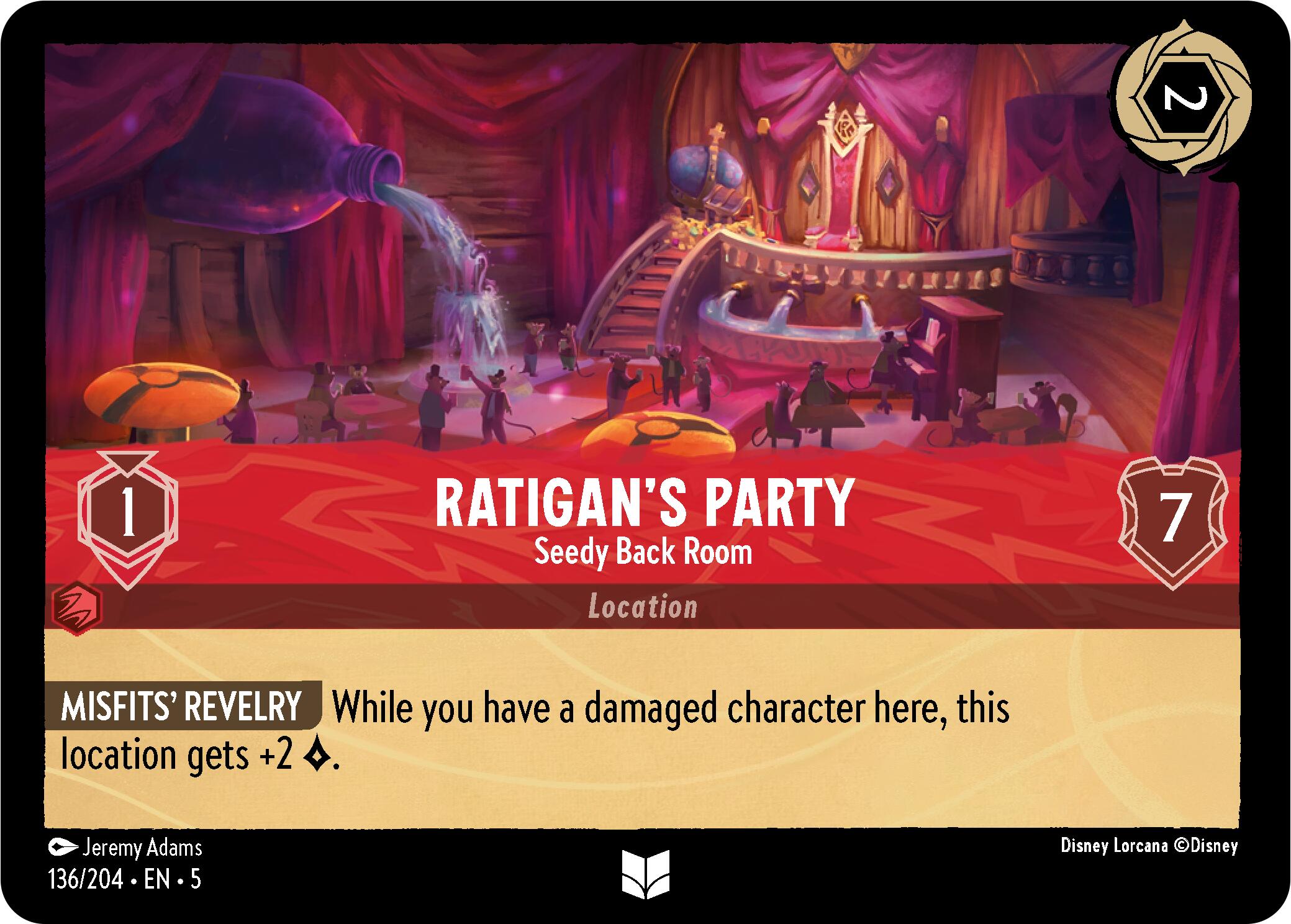 Ratigan's Party - Seedy Back Room (136/204) [Shimmering Skies] | Webway Games