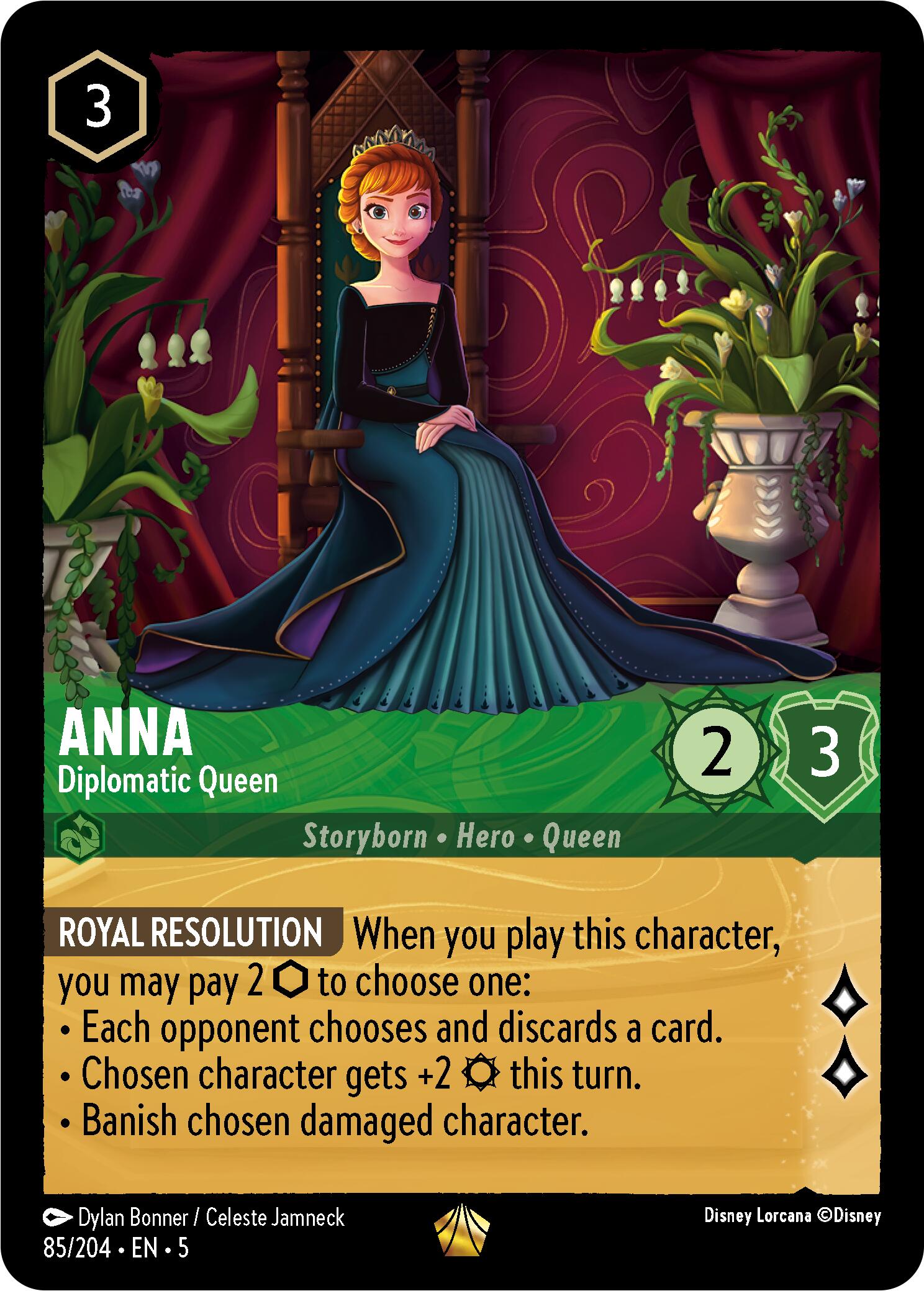 Anna - Diplomatic Queen (85/204) [Shimmering Skies] | Webway Games