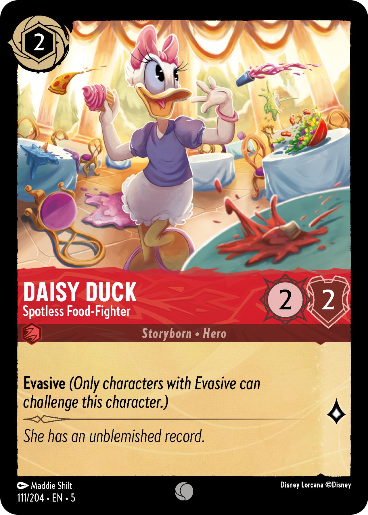 Daisy Duck - Spotless Food-Fighter (111/204) [Shimmering Skies] | Webway Games