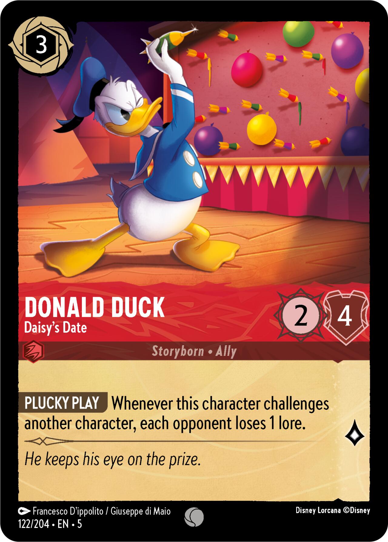 Donald Duck - Daisy's Date (122/204) [Shimmering Skies] | Webway Games