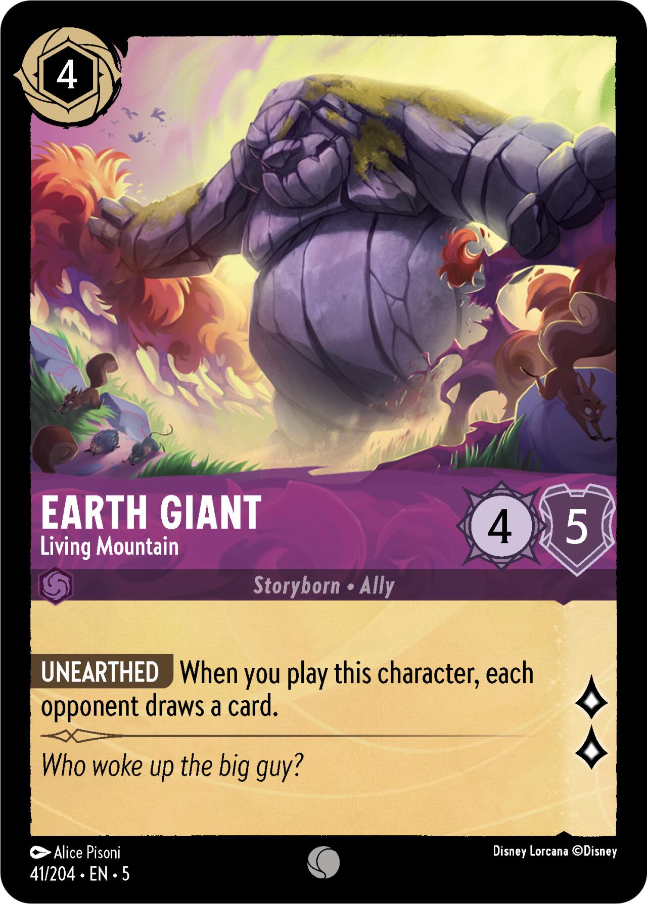 Earth Giant - Living Mountain (41/204) [Shimmering Skies] | Webway Games