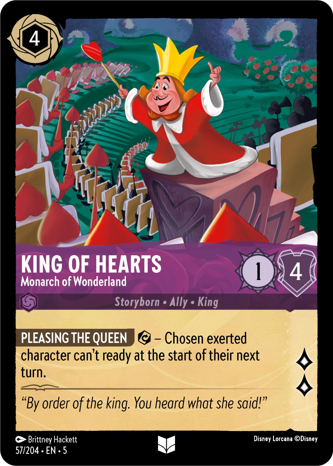 King of Hearts - Monarch of Wonderland (57/204) [Shimmering Skies] | Webway Games