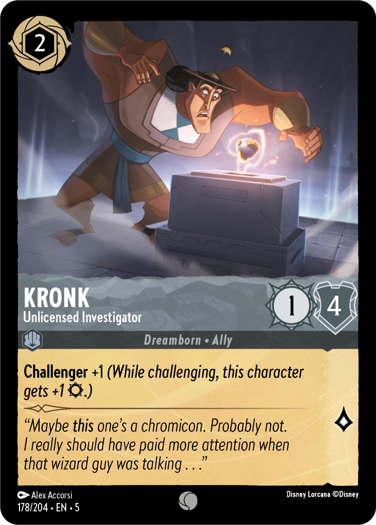 Kronk - Unlicensed Investigator (178/204) [Shimmering Skies] | Webway Games