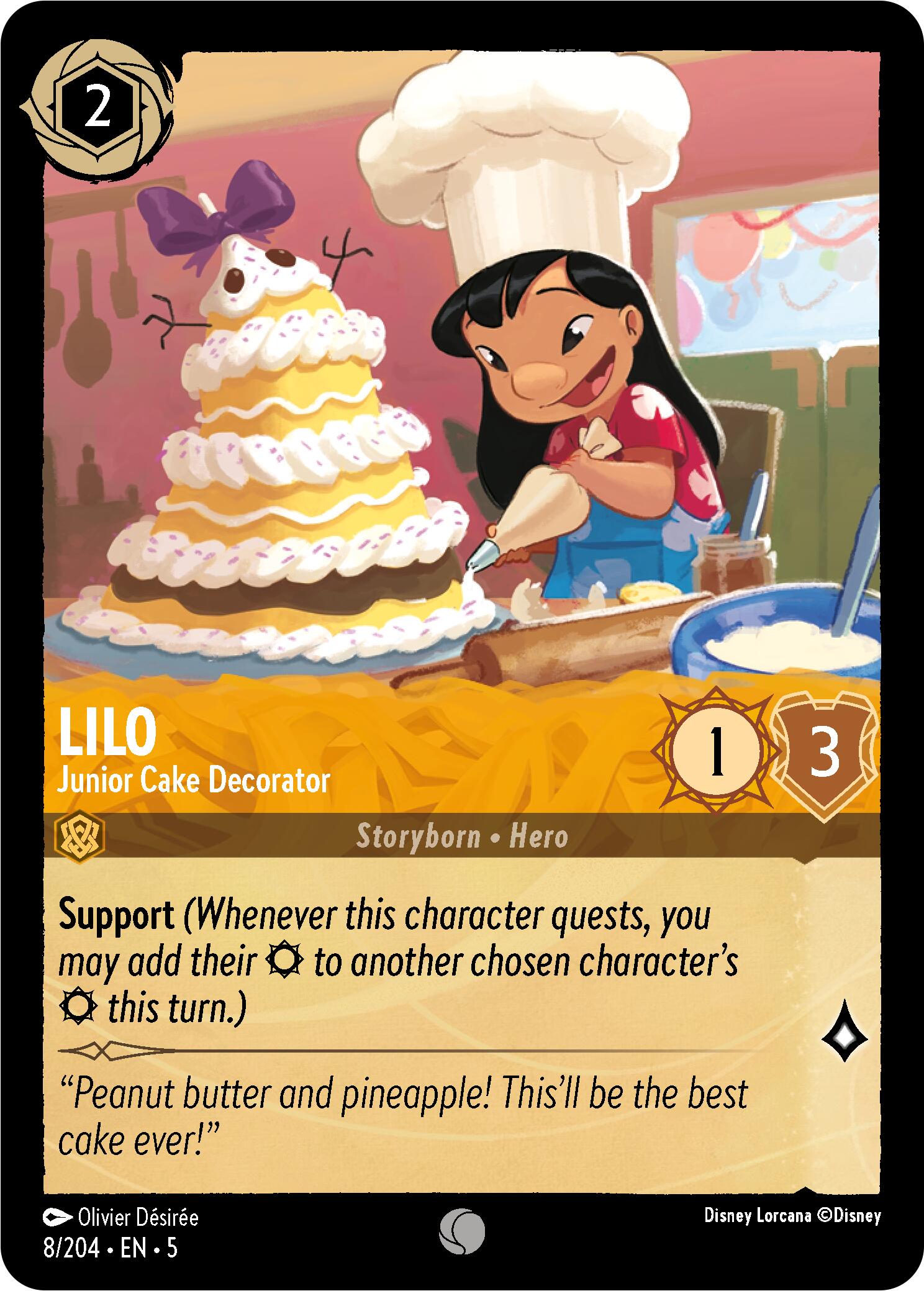 Lilo - Junior Cake Decorator (8/204) [Shimmering Skies] | Webway Games