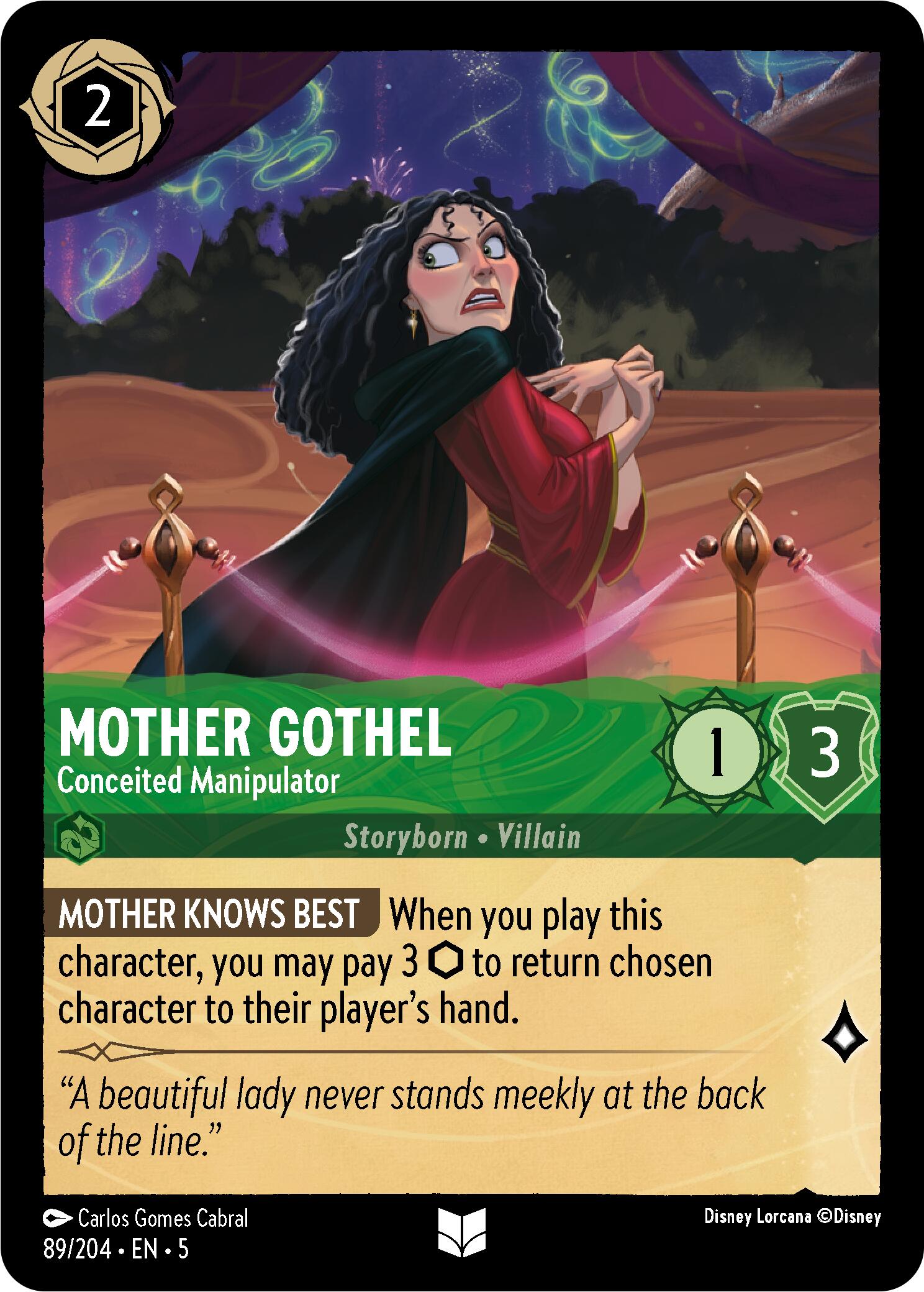Mother Gothel - Conceited Manipulator (89/204) [Shimmering Skies] | Webway Games