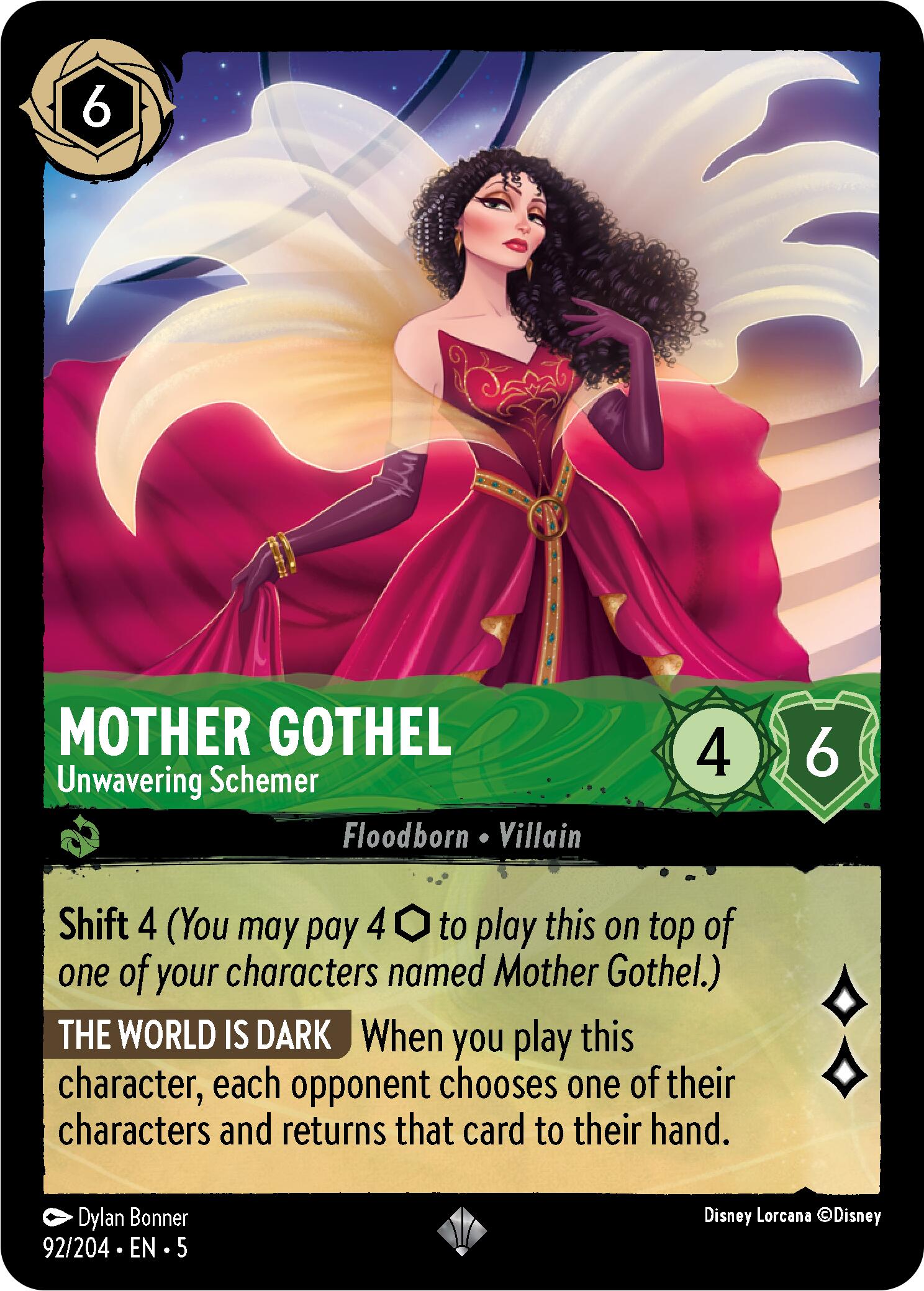 Mother Gothel - Unwavering Schemer (92/204) [Shimmering Skies] | Webway Games