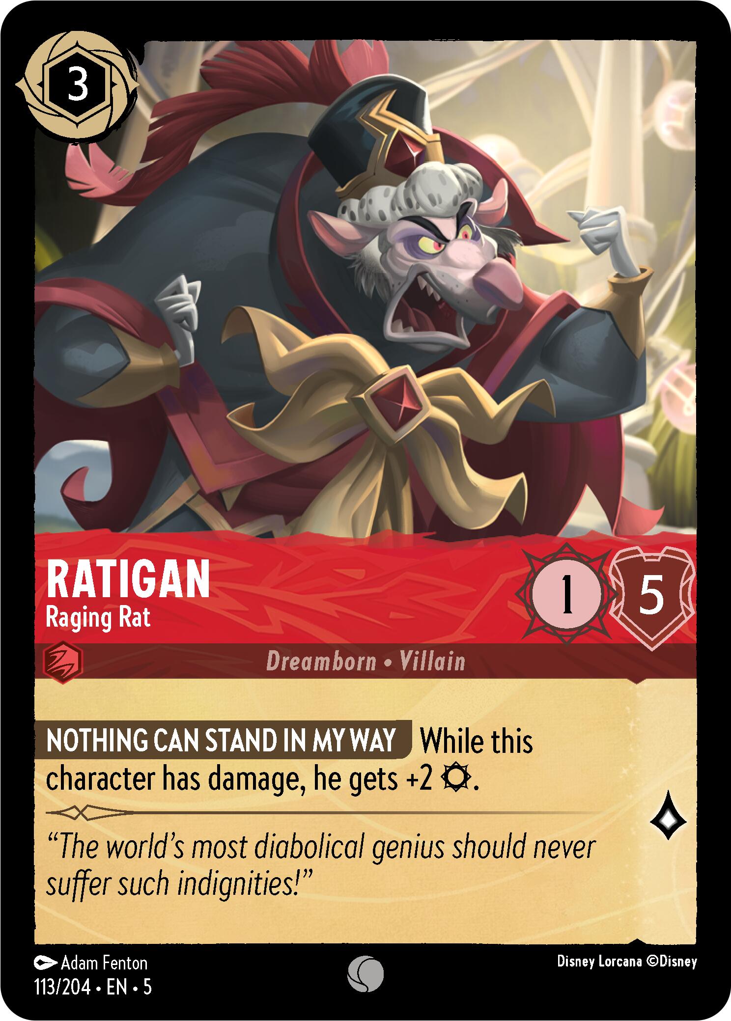 Ratigan - Raging Rat (113/204) [Shimmering Skies] | Webway Games