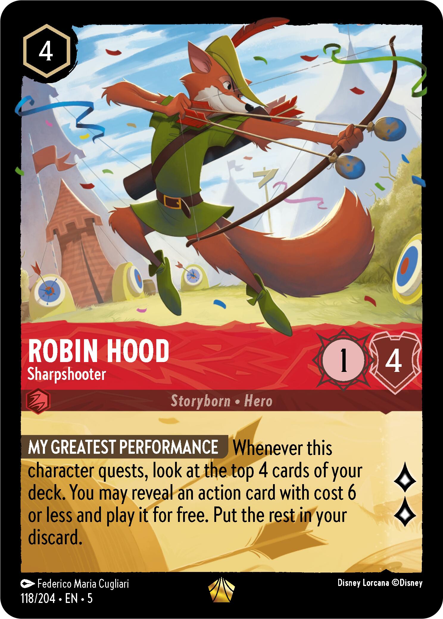 Robin Hood - Sharpshooter (118/204) [Shimmering Skies] | Webway Games