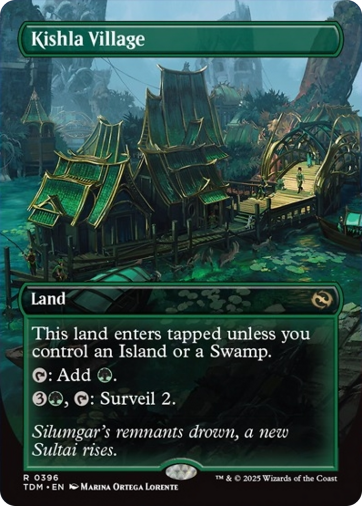 Kishla Village (Borderless) [Tarkir: Dragonstorm] | Webway Games