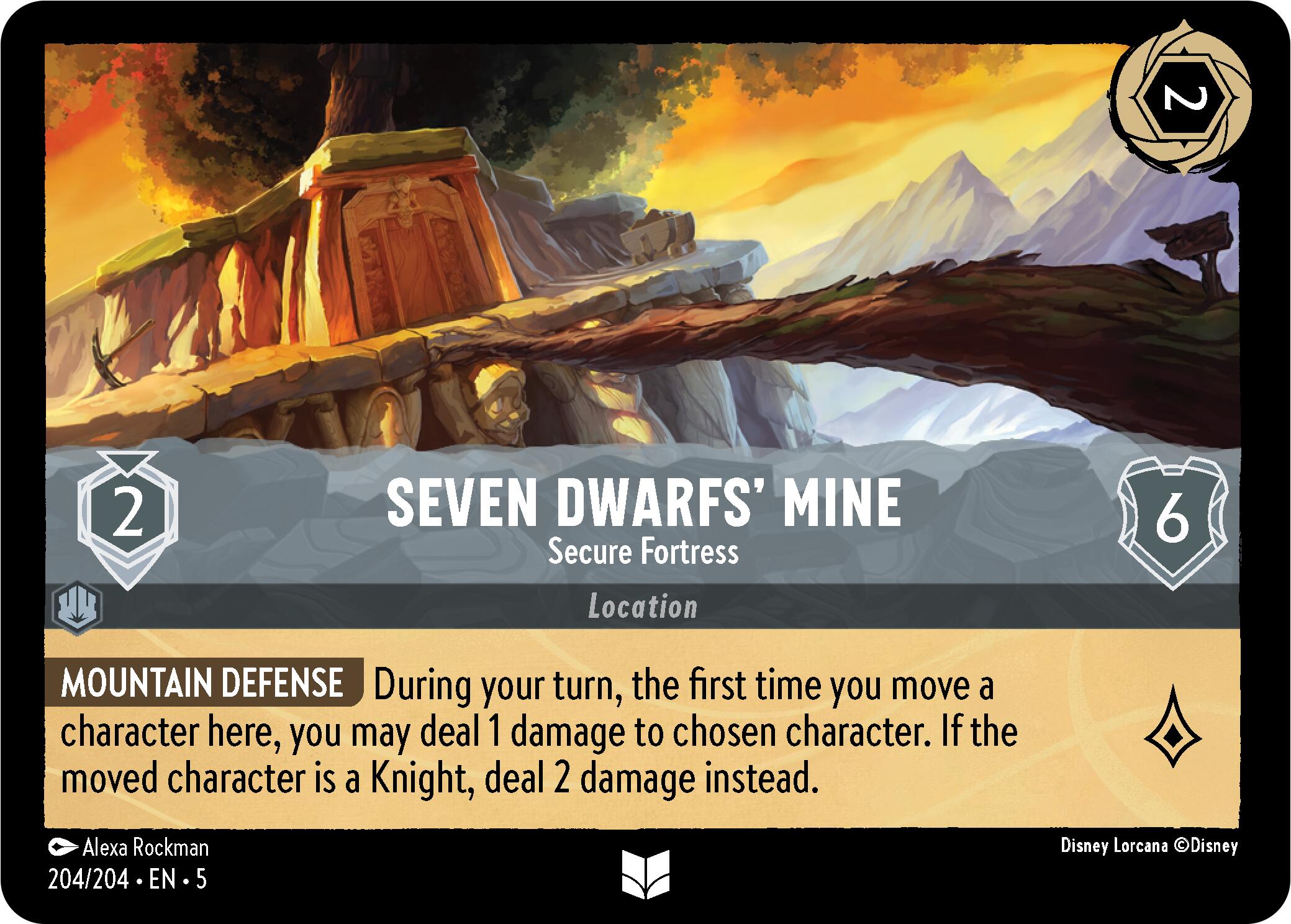 Seven Dwarfs' Mine - Secure Fortress (204/204) [Shimmering Skies] | Webway Games