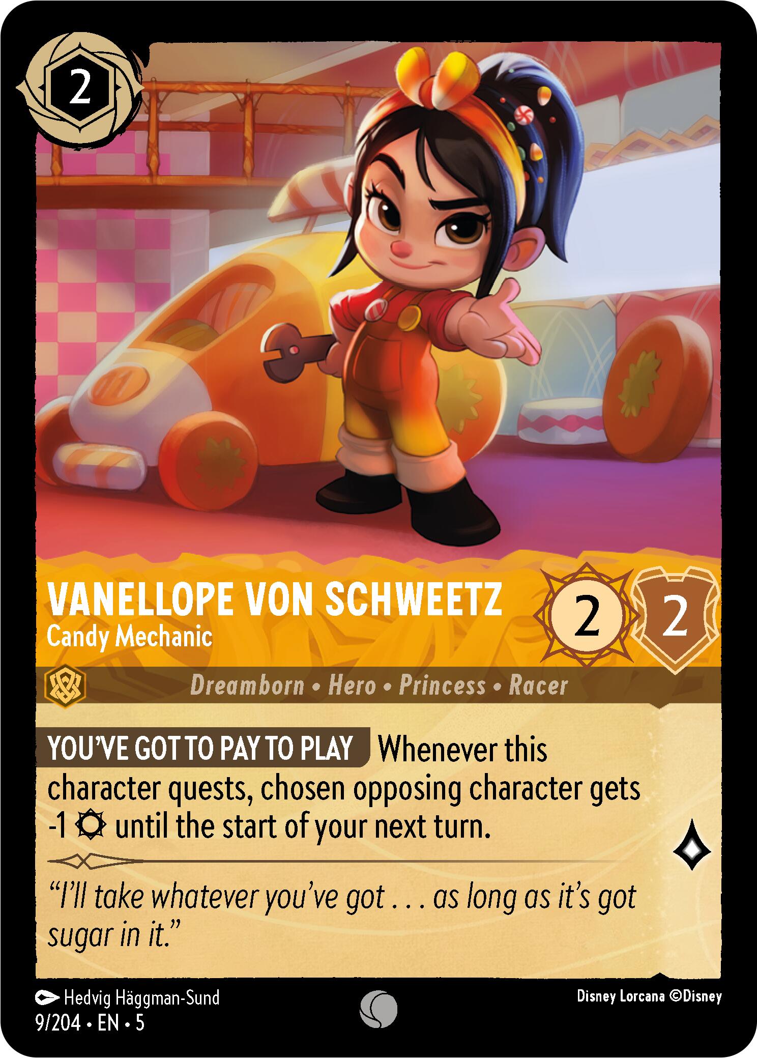 Vanellope von Schweetz - Candy Mechanic (9/204) [Shimmering Skies] | Webway Games