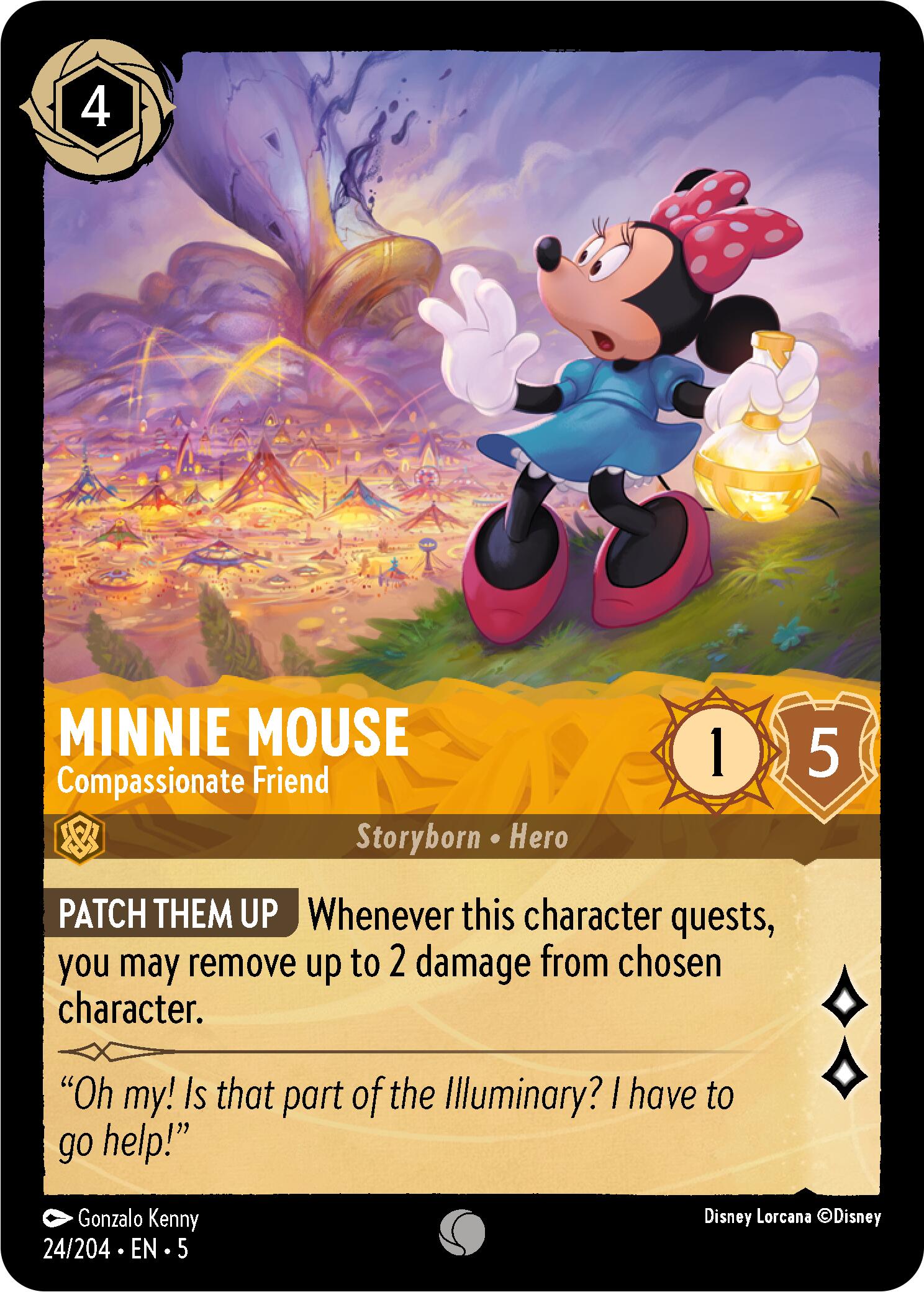 Minnie Mouse - Compassionate Friend (24/204) [Shimmering Skies] | Webway Games