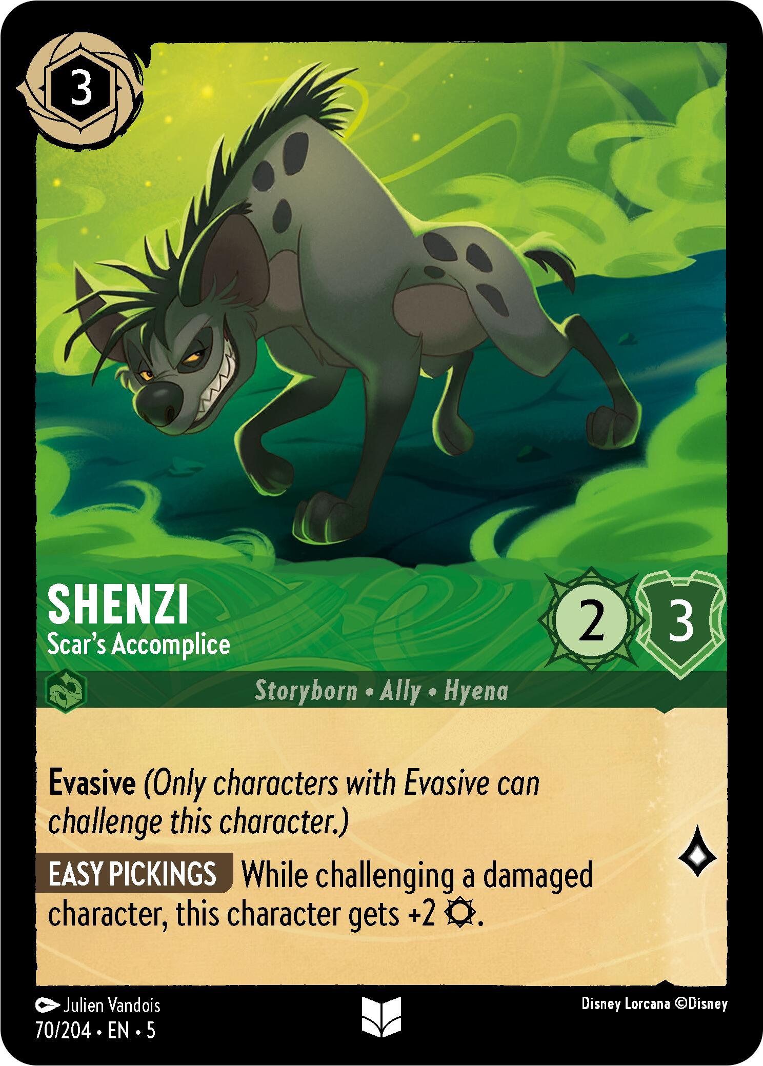 Shenzi - Scar's Accomplice (70/204) [Shimmering Skies] | Webway Games