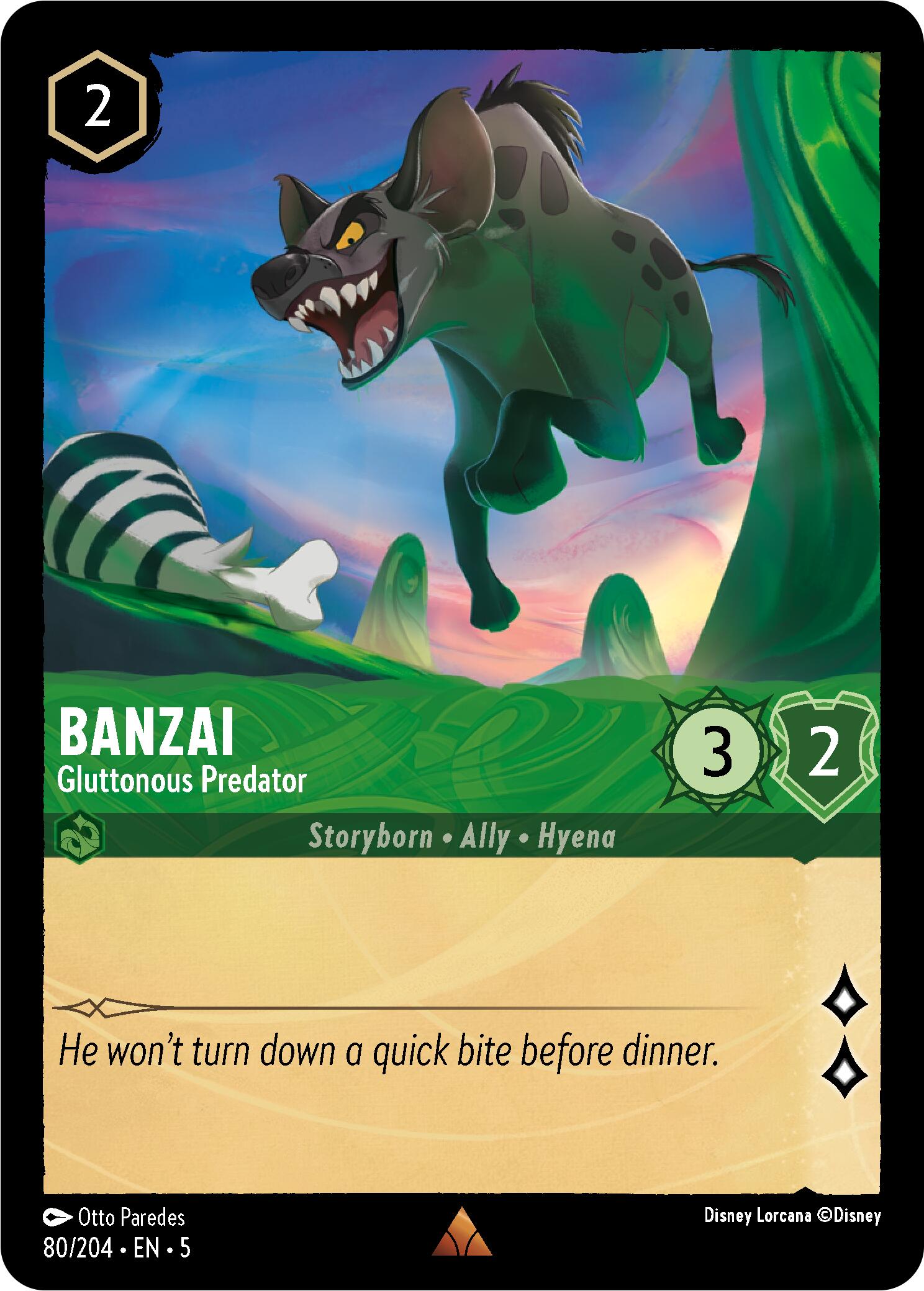 Banzai - Gluttonous Predator (80/204) [Shimmering Skies] | Webway Games